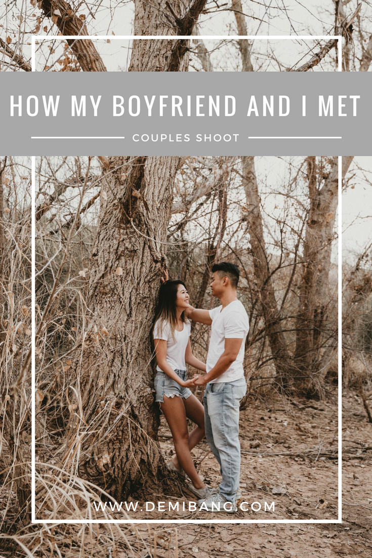 How My Boyfriend and I Met - Outdoors Couples Shoot - Demi Bang