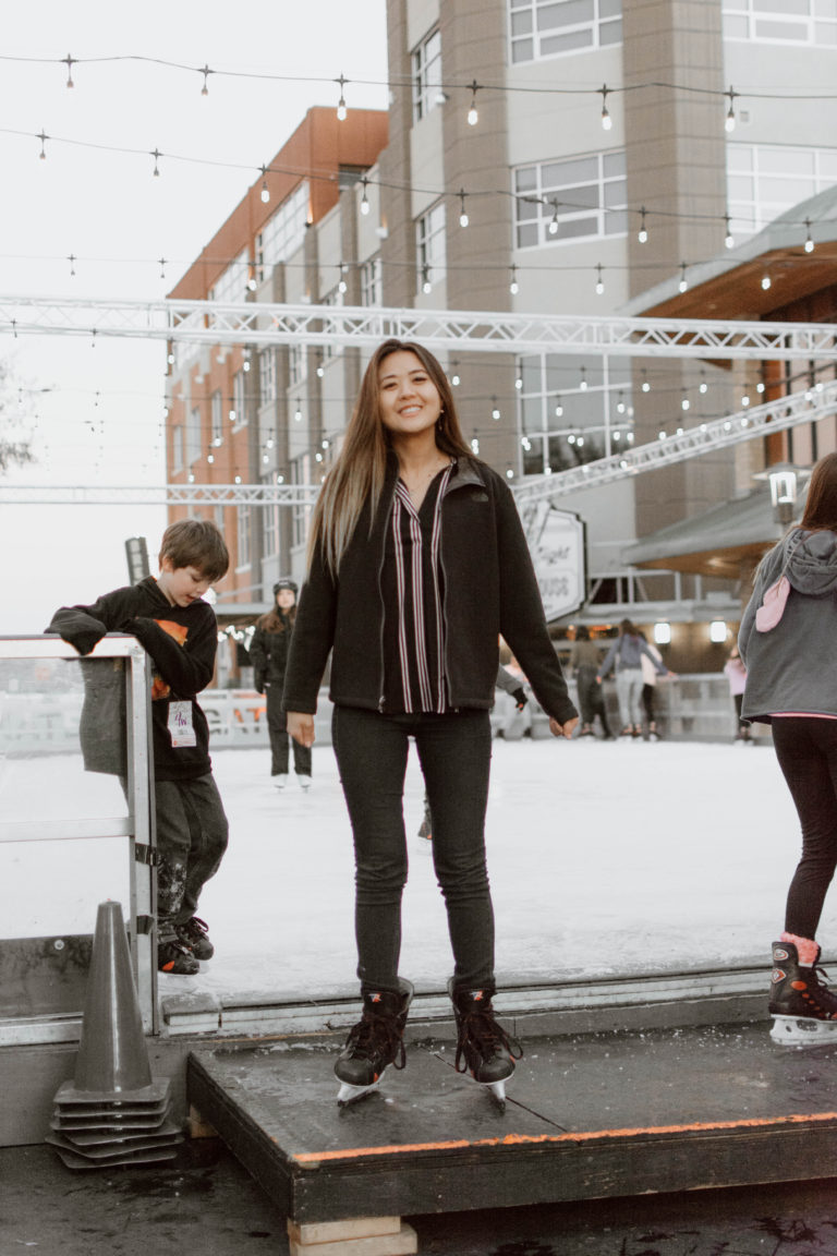 Arizona Outdoor Ice Skating Skate Westgate Demi Bang