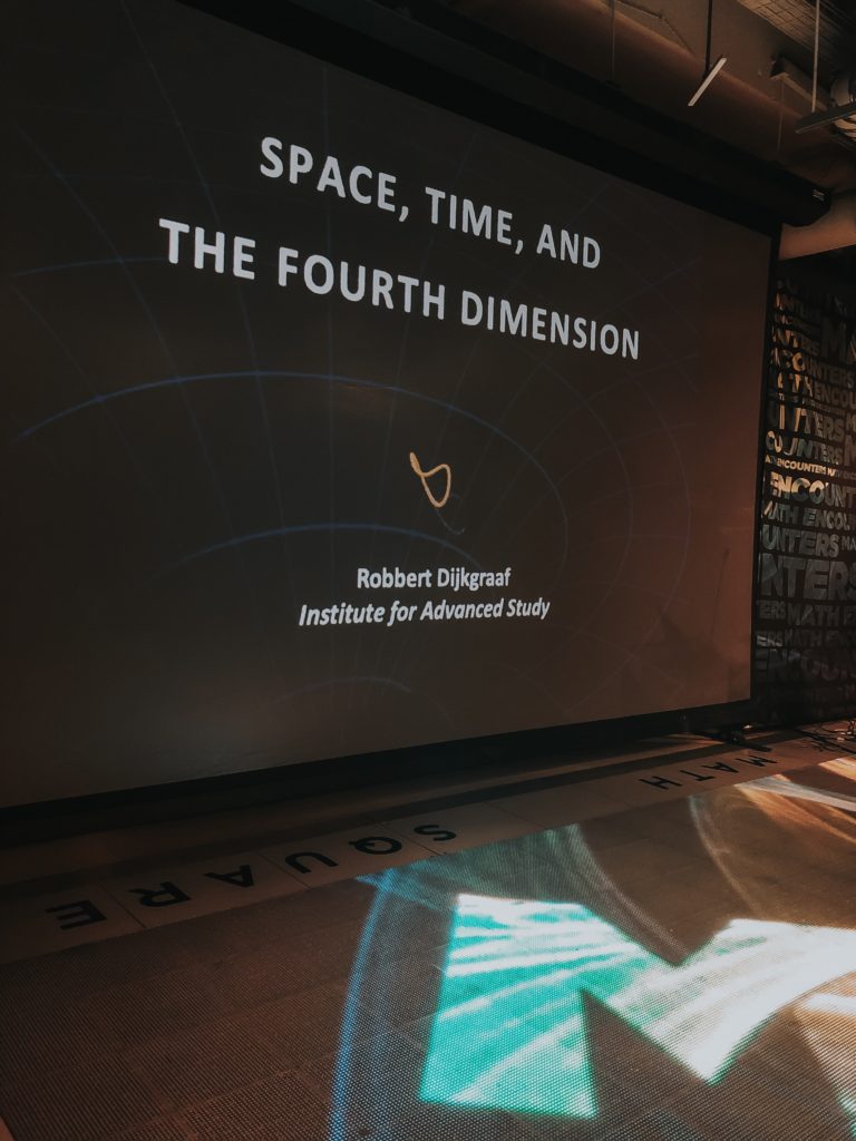 Math Encounters: Space, Time, and the Fourth Dimension