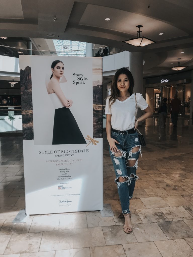 College lifestyle blogger, Demi Bang, at Style of Scottsdale.