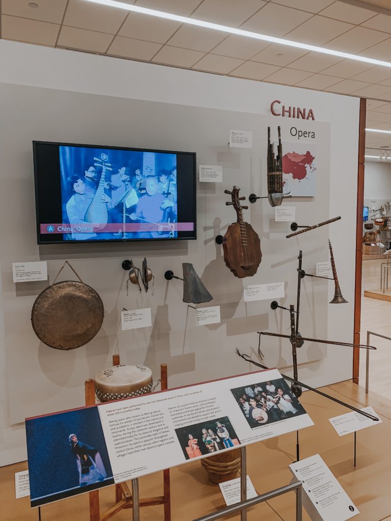 China display at the Musical Instrument Museum (MIM) in Arizona.