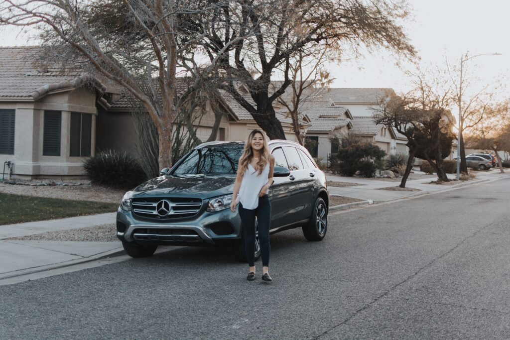 Demi Bang talks about her first car shopping experience and why she decided to go with a Mercedes Benz GLC 300.