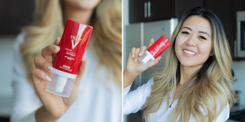 Review of LiftActiv Peptide-C Sunscreen from Vichy from Babbleboxx spring box.