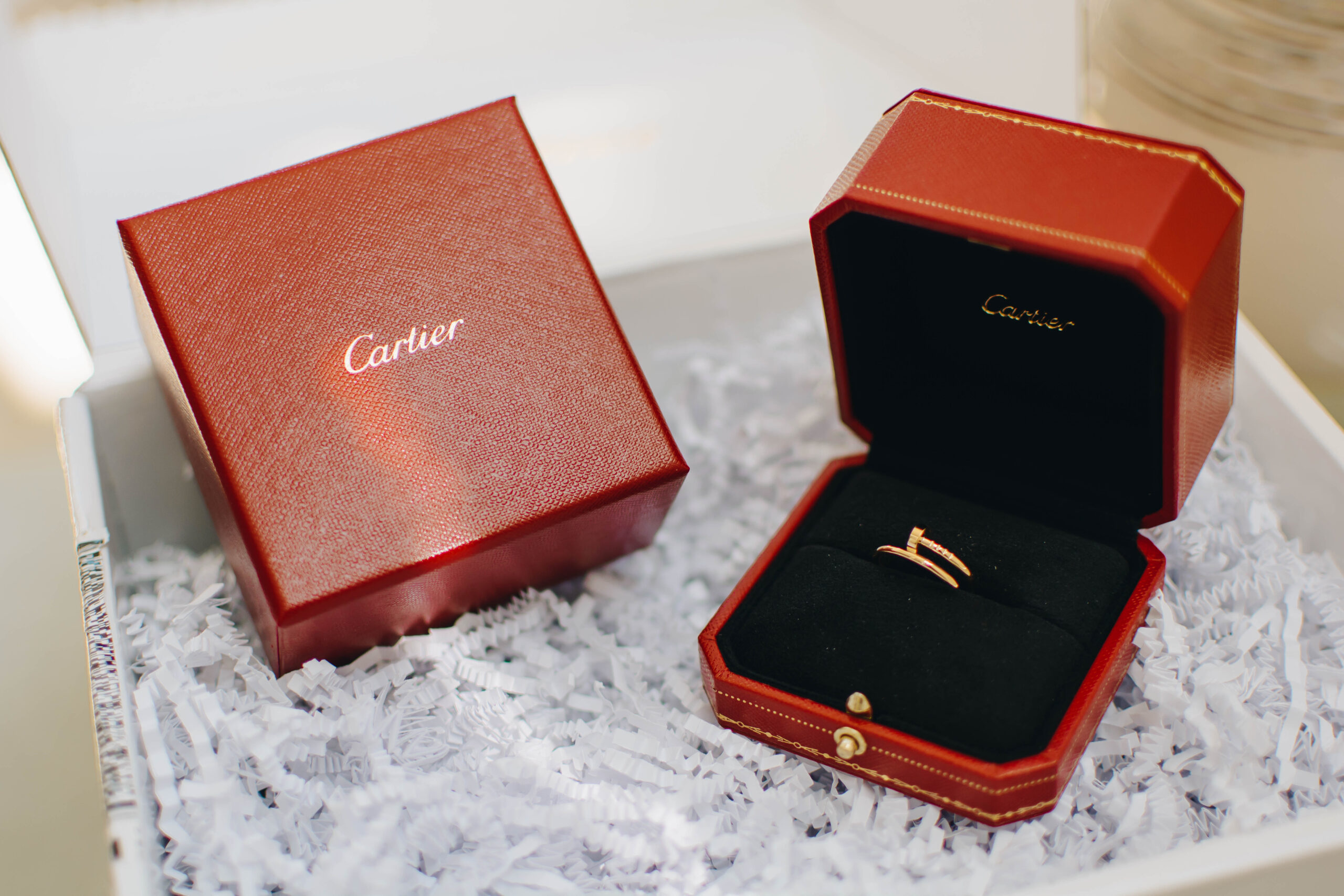 Cartier Juste Un Clou Ring in Yellow Gold smaller version.
