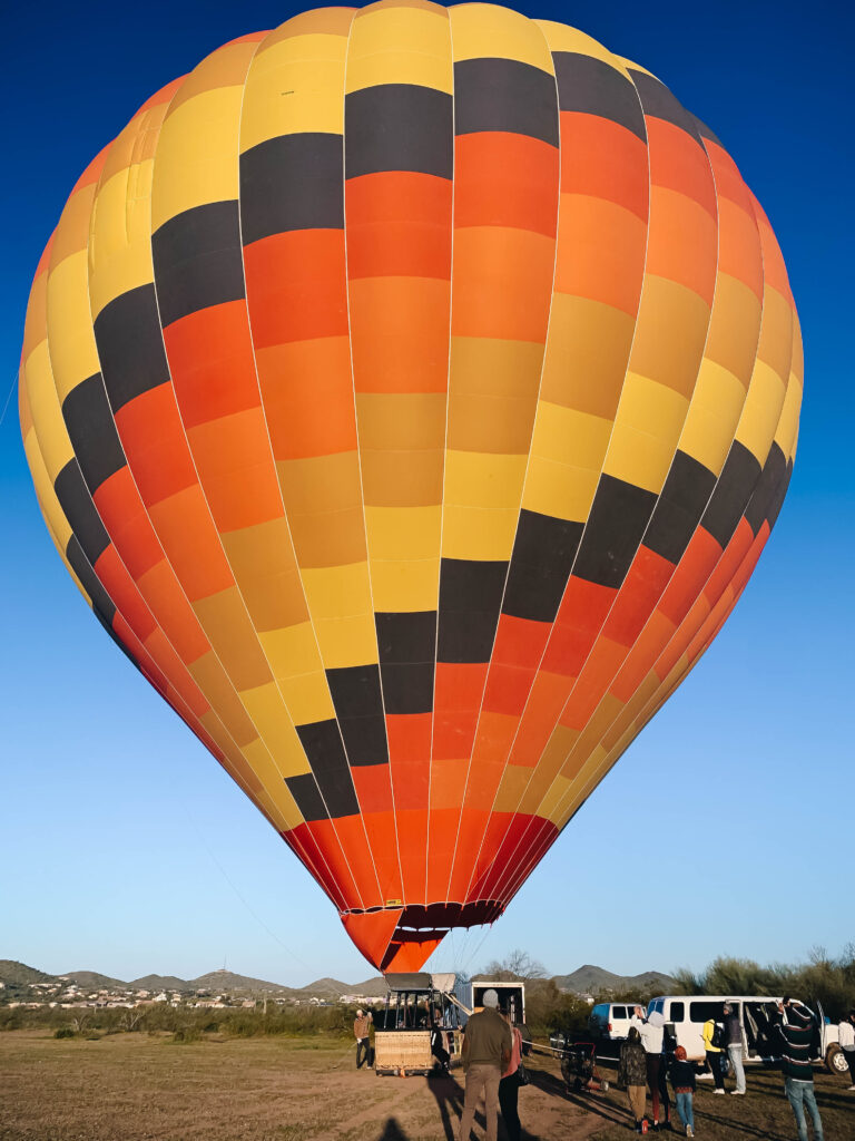 Hot Air Balloon in Phoenix, Arizona.