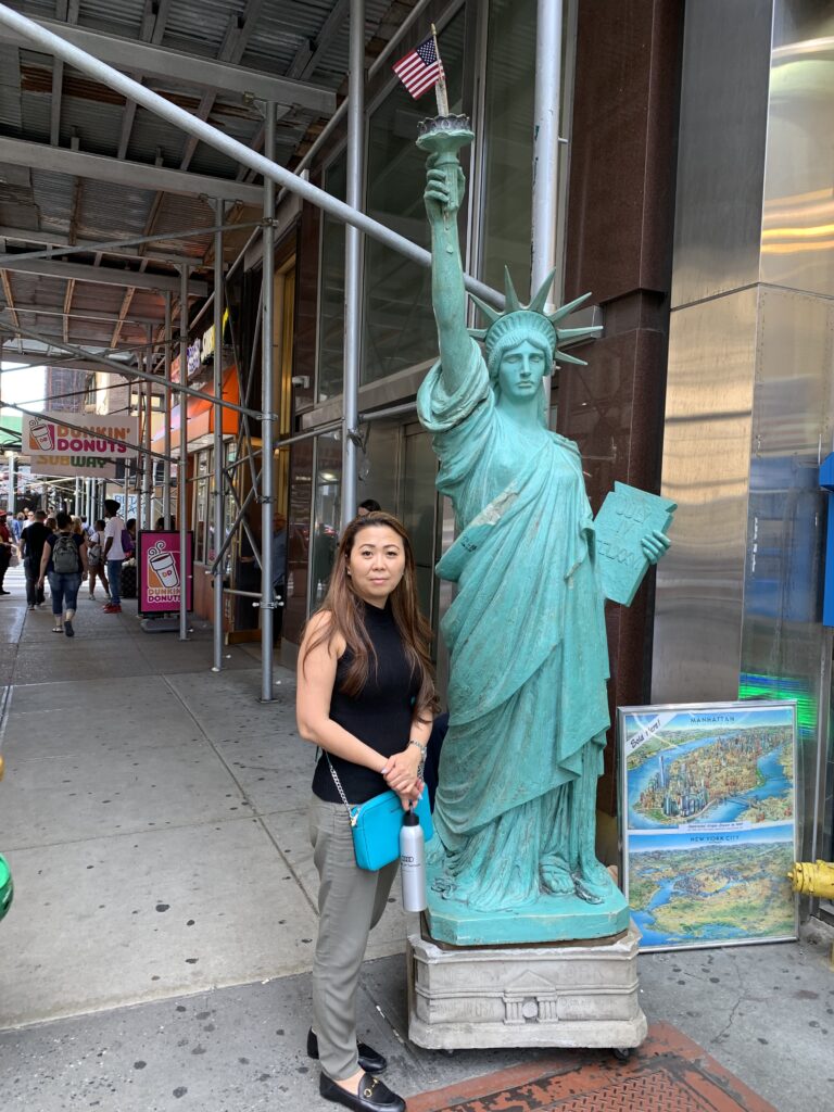 Demi Bang's mom in New York City.