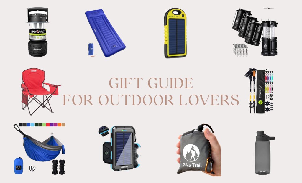 Gift Guide for Outdoor Lovers by Demi Bang for the holidays.