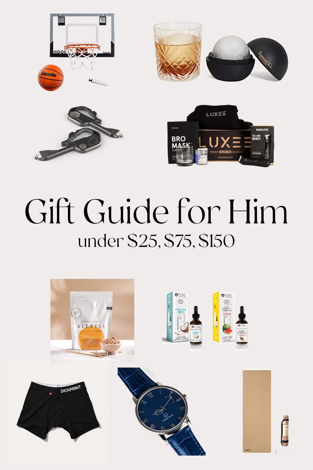 Holiday Gift Guide for Him 2020 Under $50, $75, $150