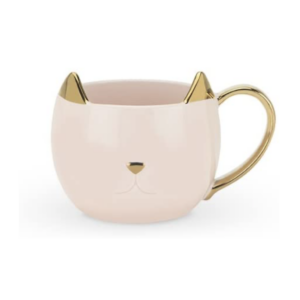 2020 holiday gift ideas for cat owners, chic cat mug for cat moms.
