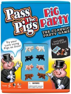 Holiday Gift Ideas for Game Lovers for Family Games including Pass the Pigs Game.