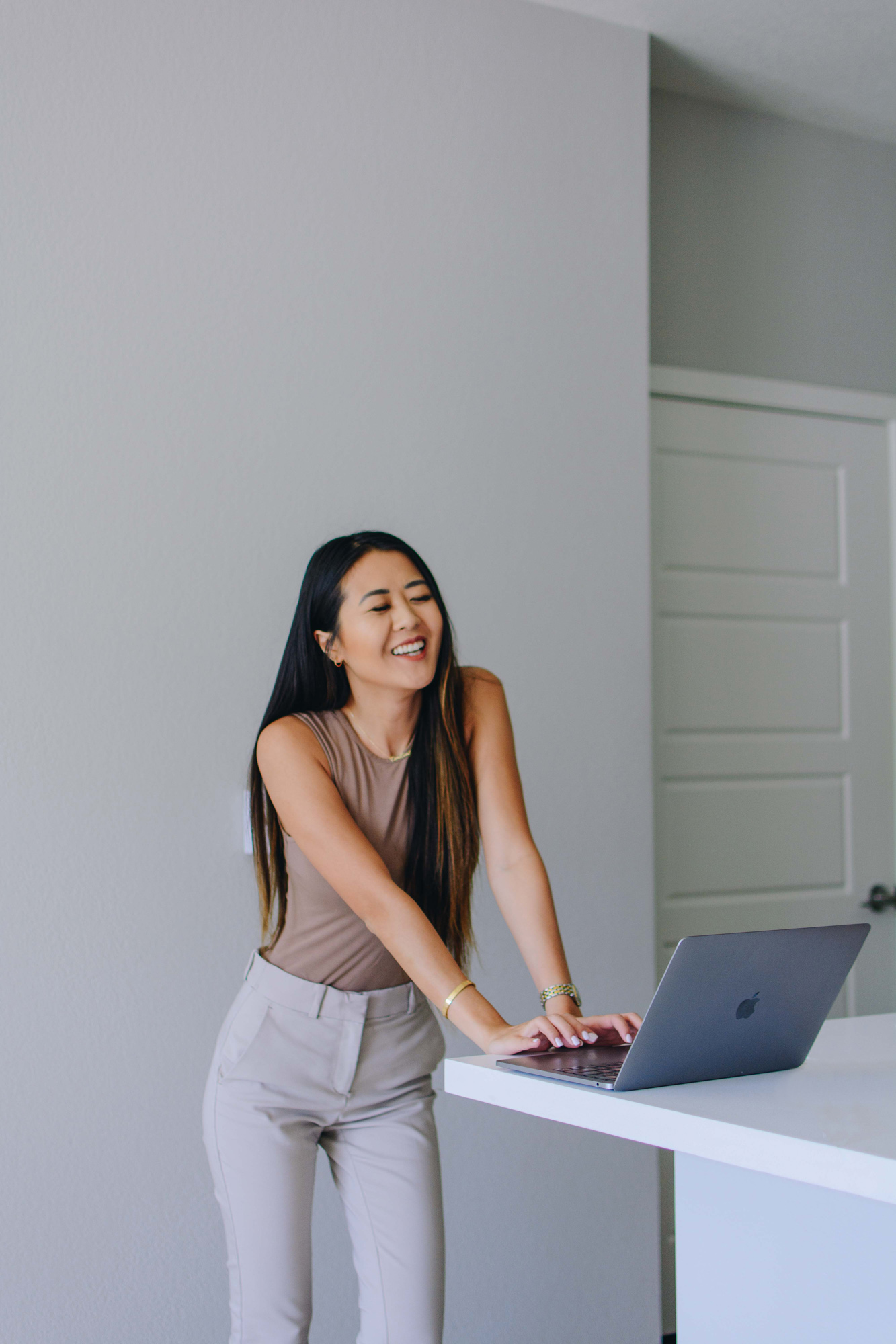 Arizona blogger Demi Bang talks about how she's transitioning from working at a smaller company to a larger company.