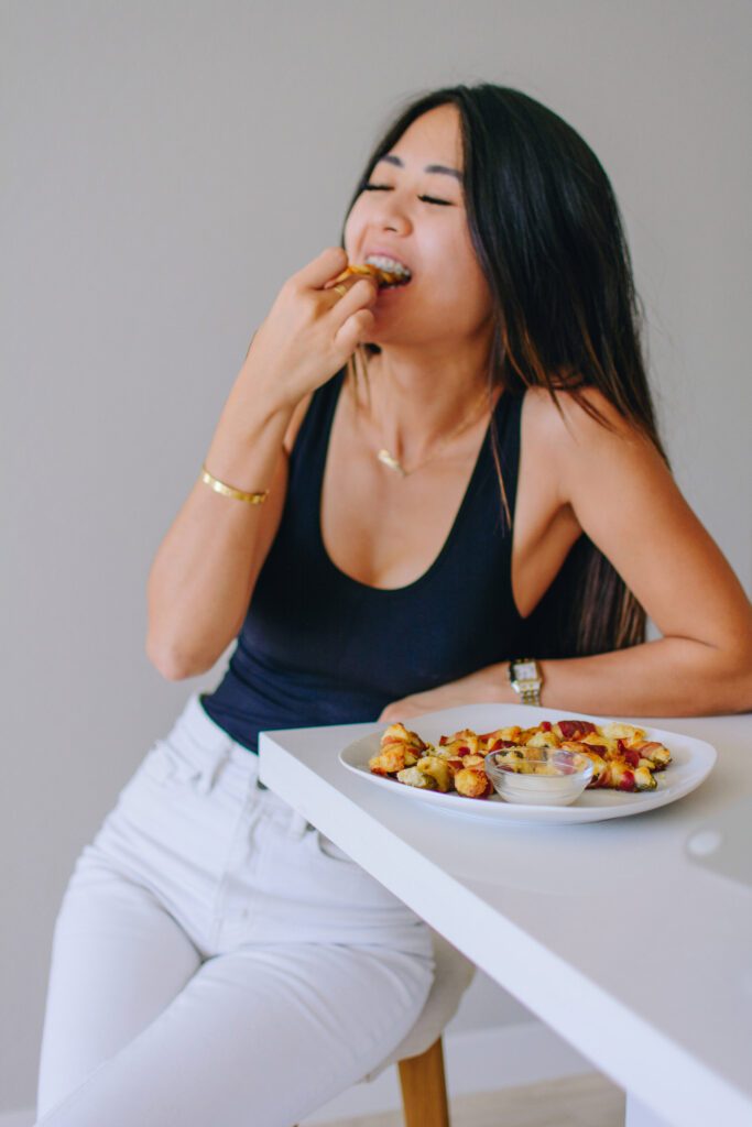 Arizona lifestyle blogger Demi Bang talks about how she made Jalapeño Poppers wrapped in bacon.