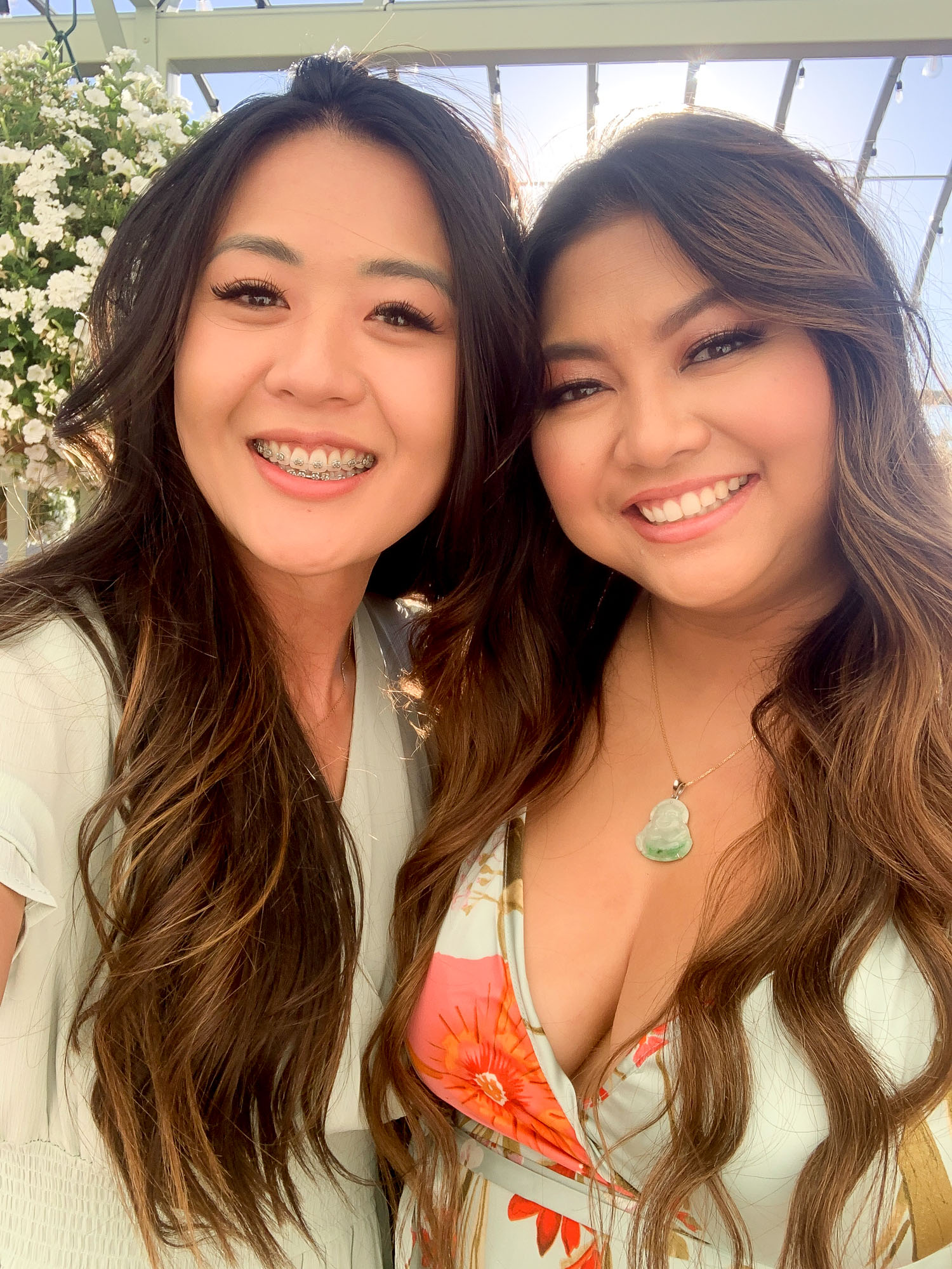 Arizona Blogger Demi Bang and her cousin Breanna at a wedding in Utah.
