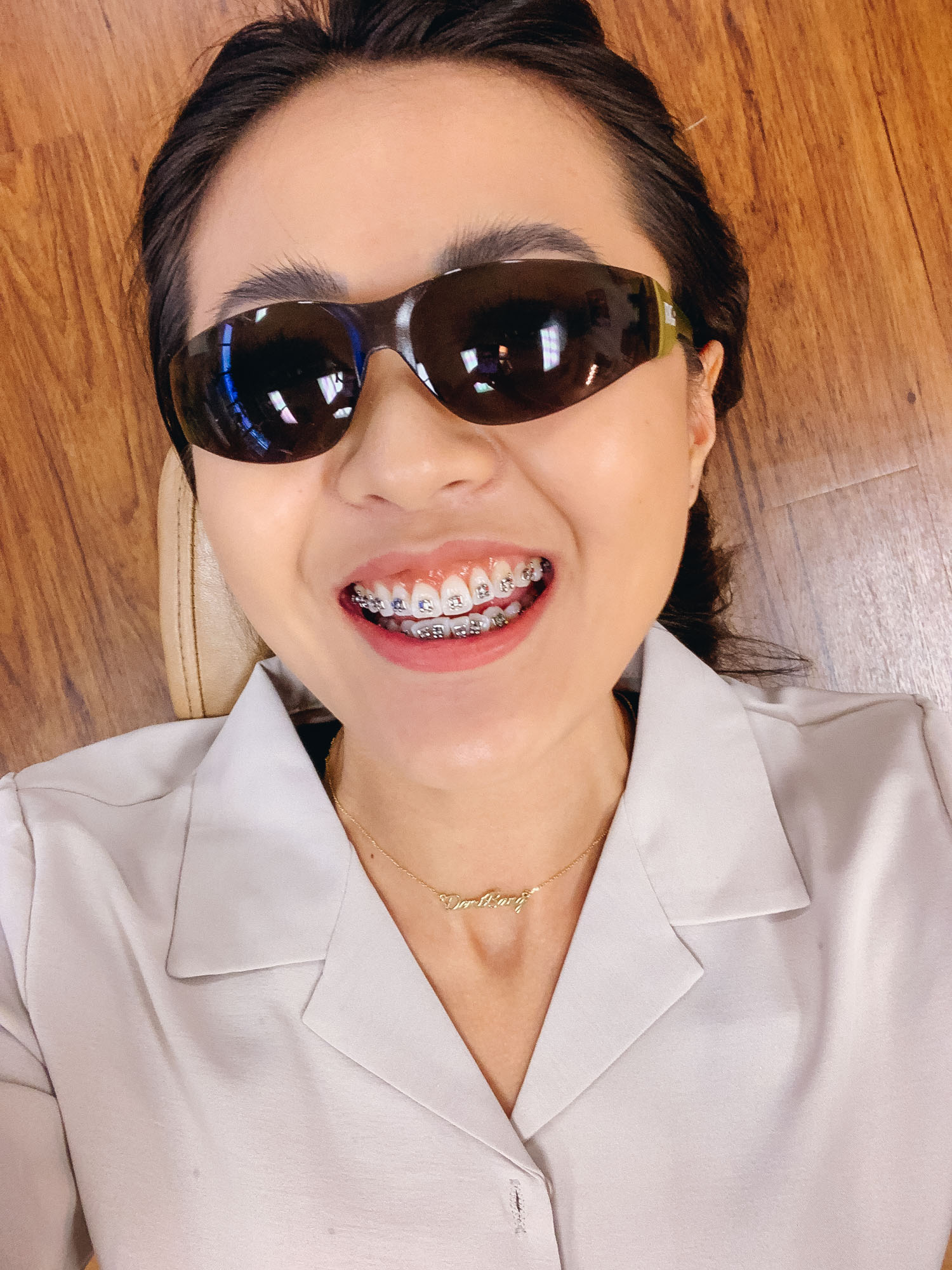 Blogger Demi Bang getting braces in her mid-twenties. 