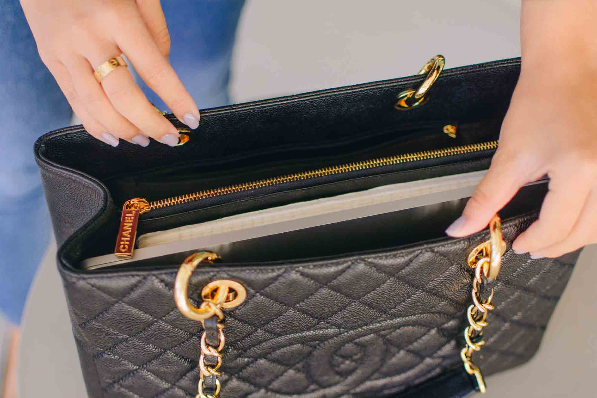 Designer Handbag Review//Chanel XL Grand Shopping Tote