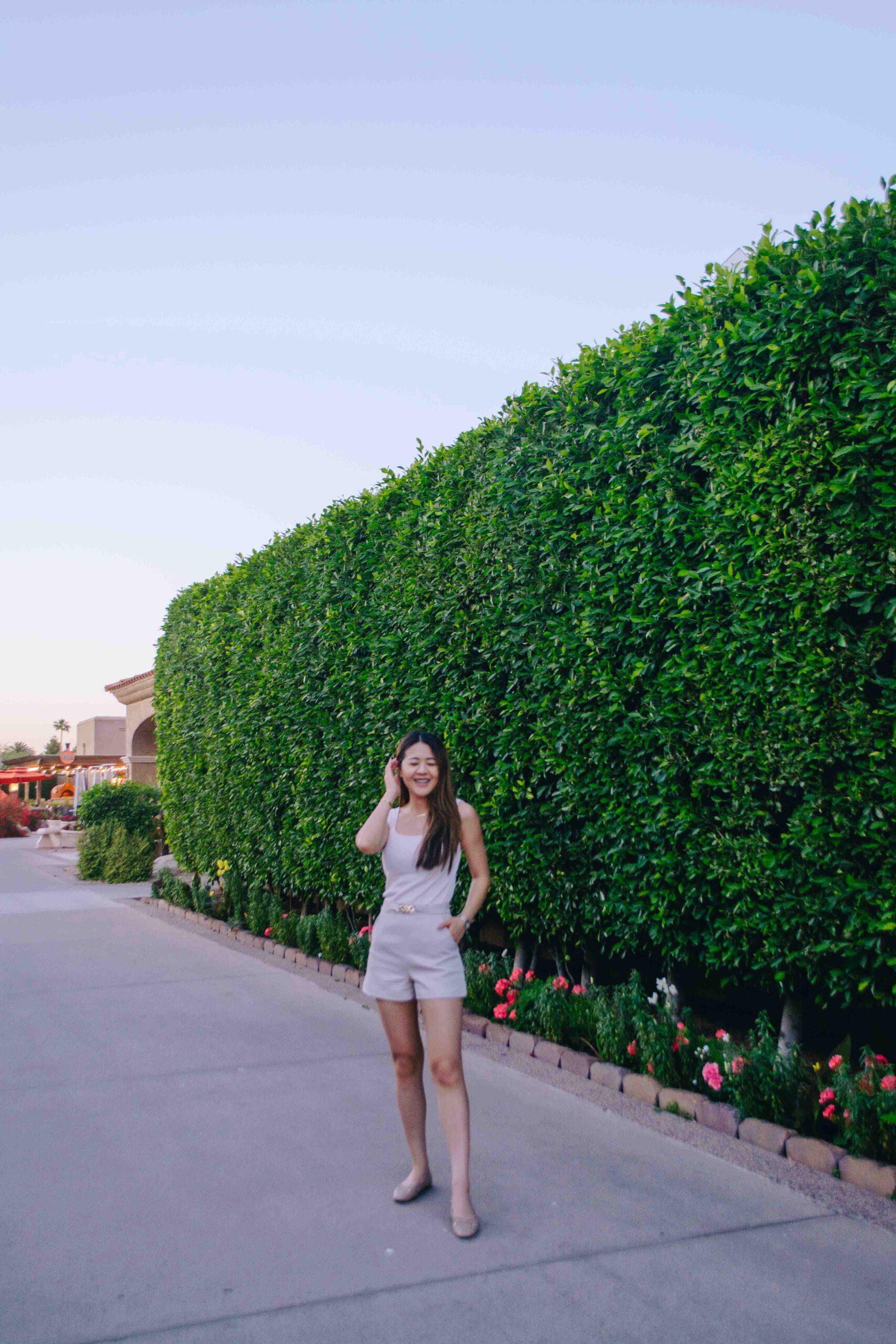 Lifestyle blogger Demi Bang escaping the Arizona heat at a Scottsdale resort.