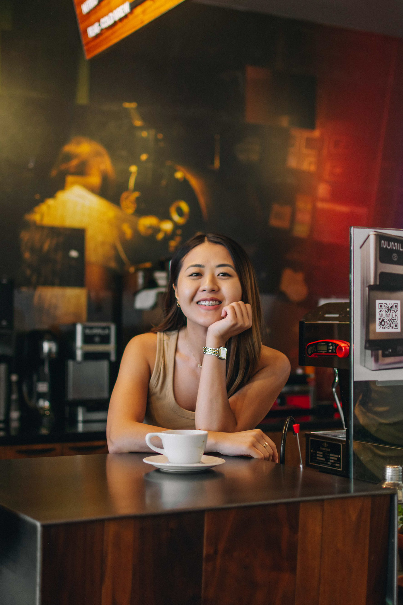 Demi Bang talks about finding a weekend job at a speciality coffee shop.