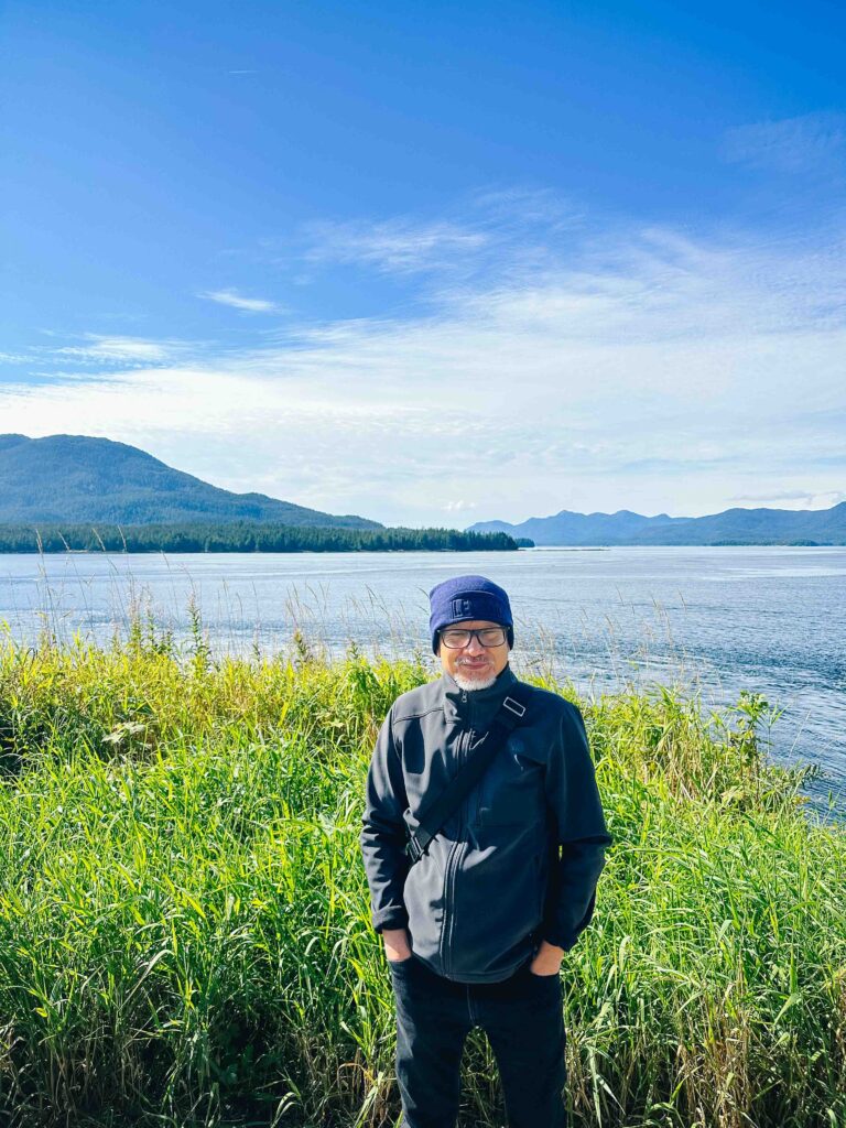Looking for whales in Ketchikan, Alaska.