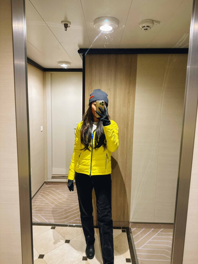 Outfit for our cruise trip to Alaska.